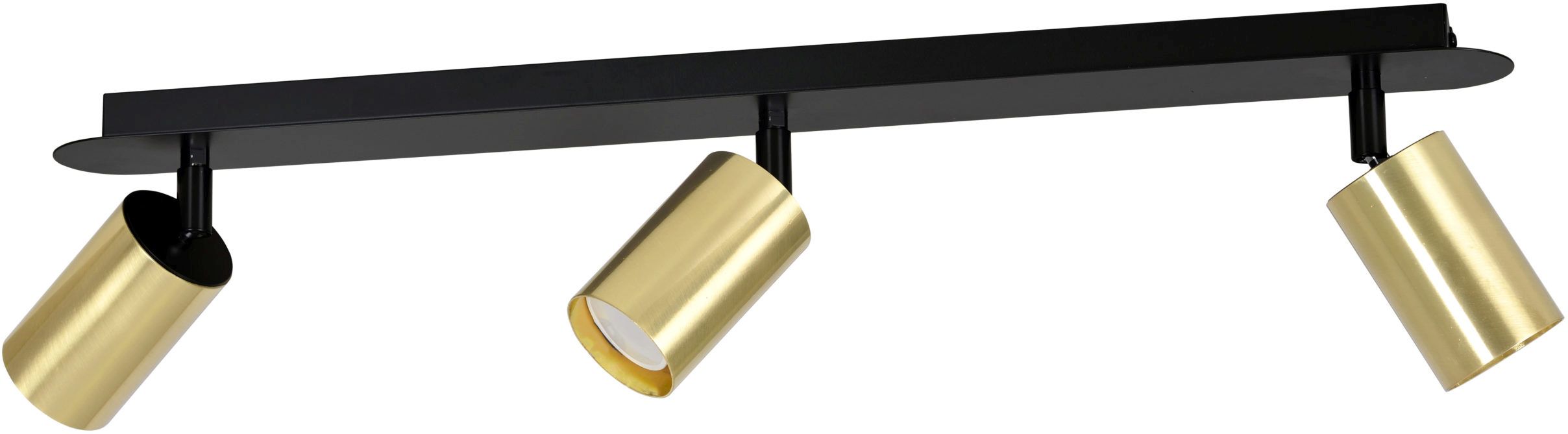 Emibig Zen plafonnier 3x8 W noir-doré 622/3