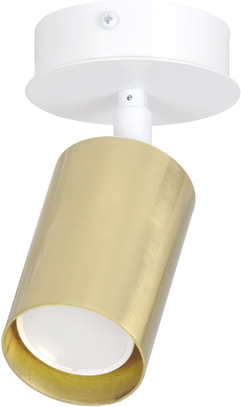 Emibig Zen plafonnier 1x8 W blanc-doré 623/1