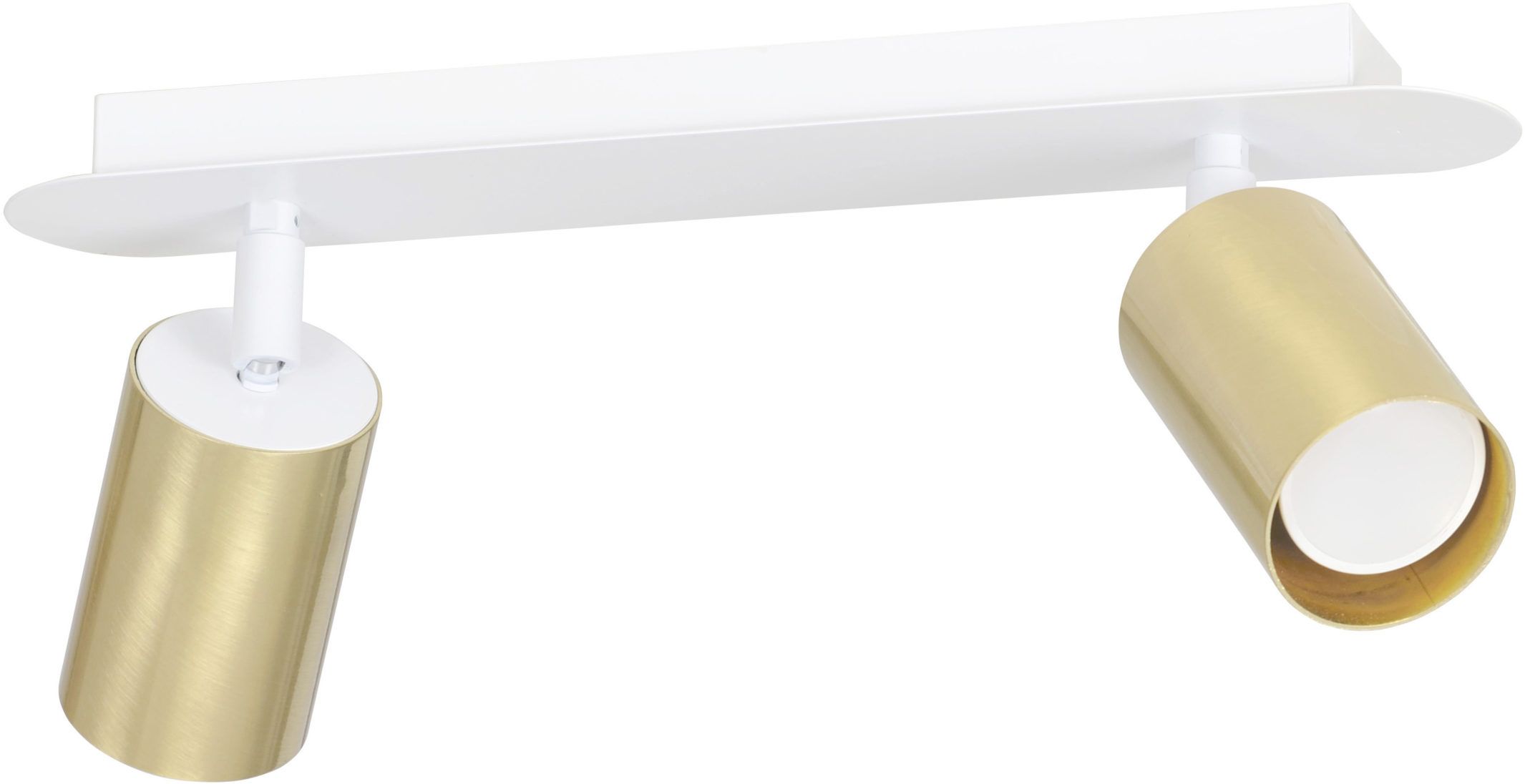 Emibig Zen plafonnier 2x8 W blanc-doré 623/2