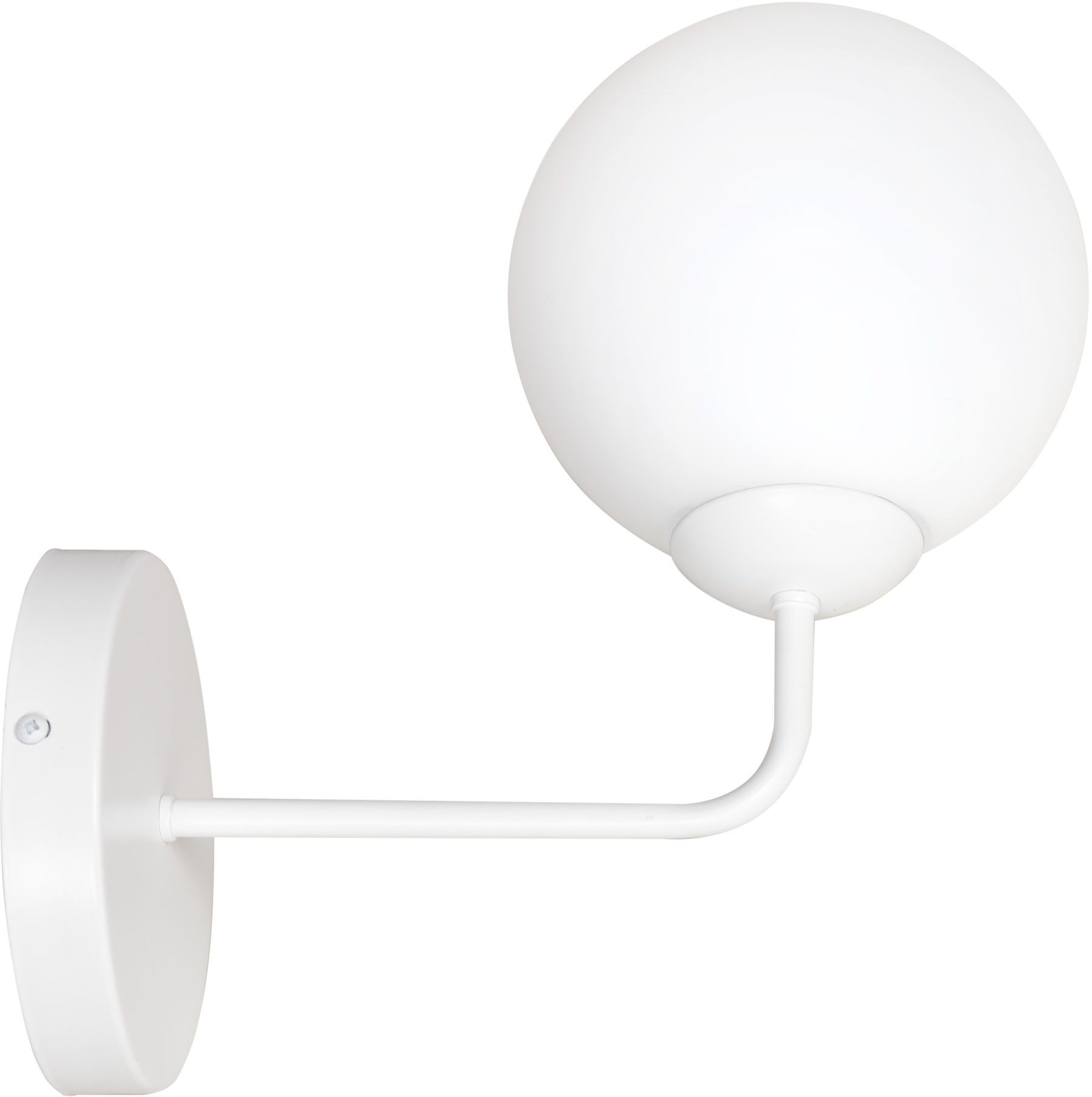 Emibig Selbi applique murale 1x10 W blanc-laiteux 734/K1W