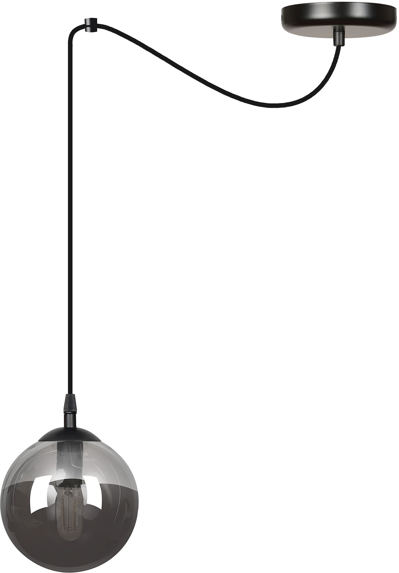 Emibig Gigi lampe suspendue 1x10 W noir-graphite 937/1