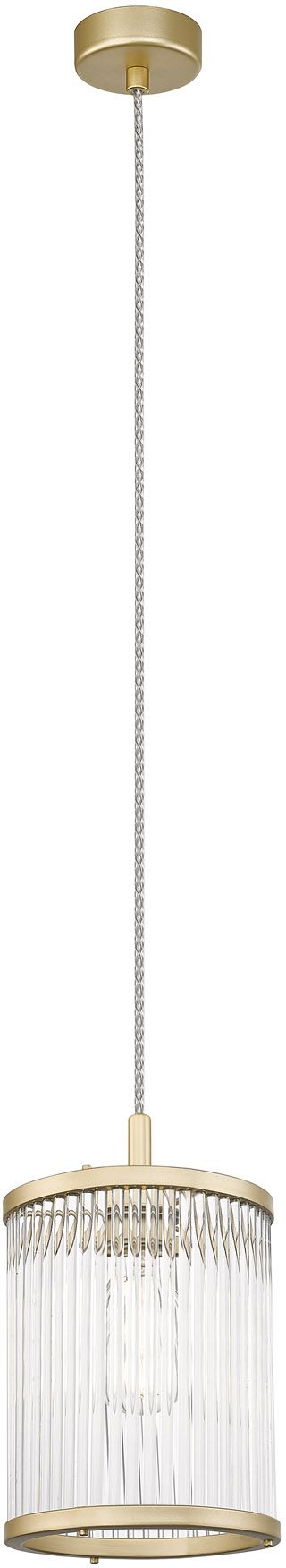 Zuma Line Sergio lampe suspendue 1x60 W transparent-doré P0528-01F-V6AC