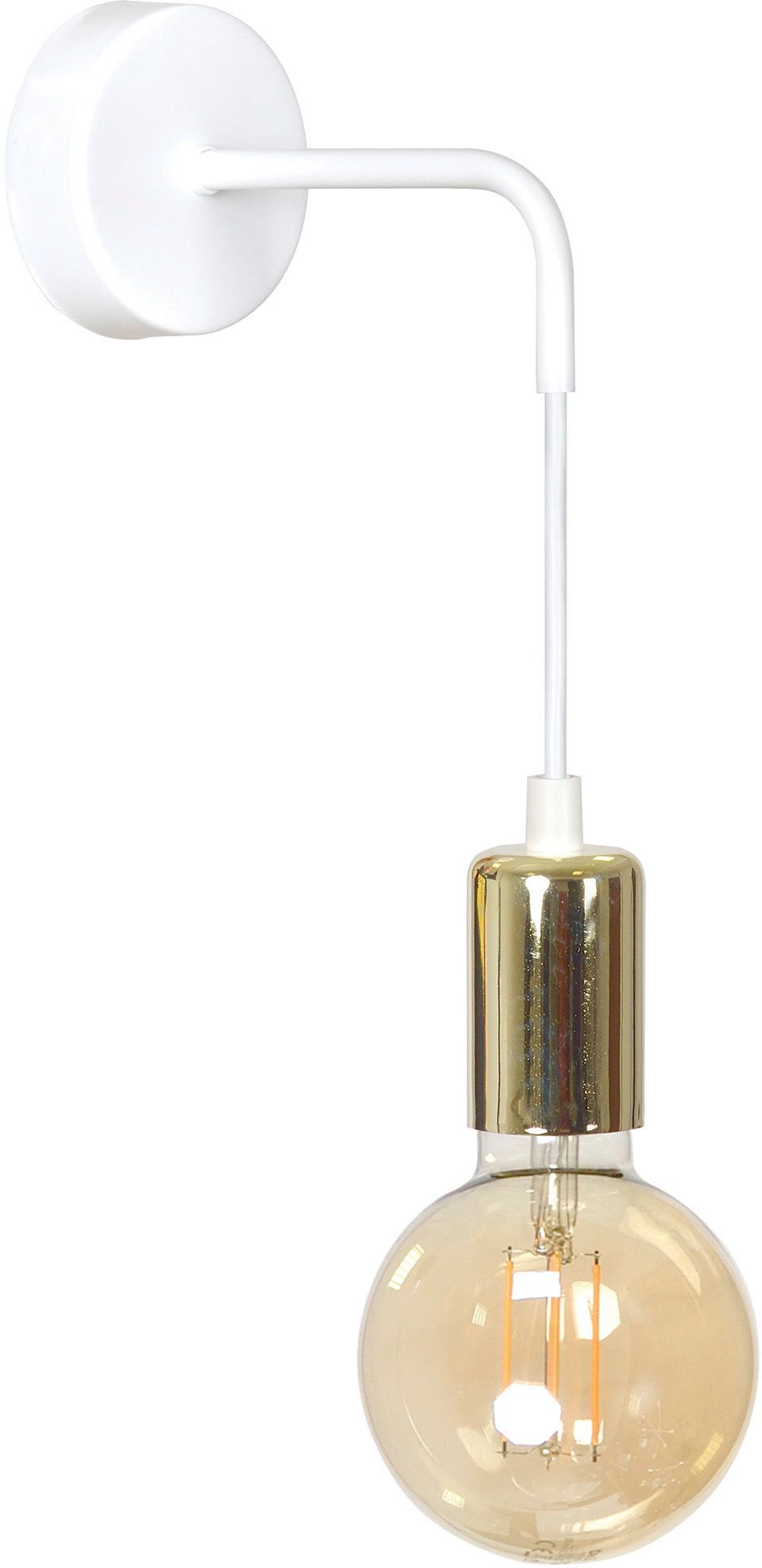 Emibig Vesio applique murale 1x15 W blanc-doré 786/K1