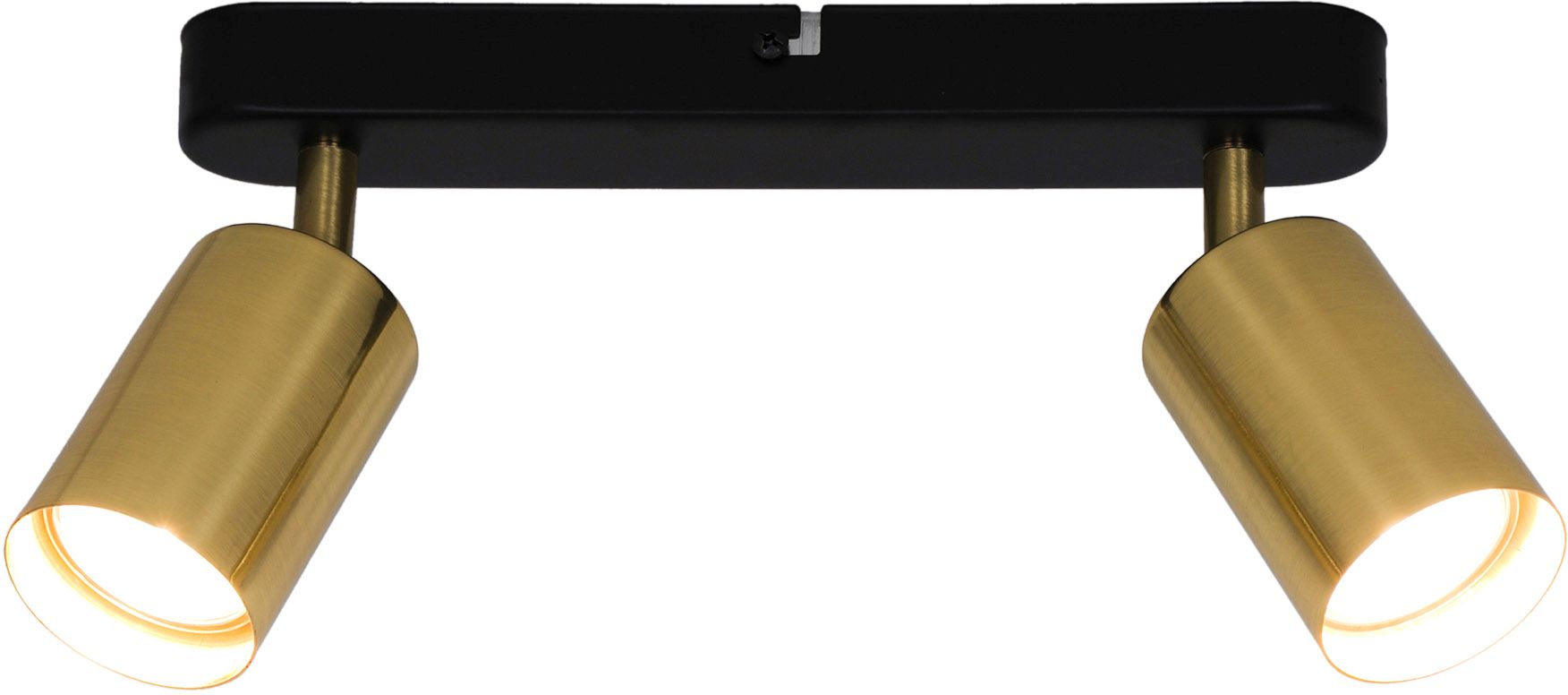 Zuma Line Vila plafonnier 2x50 W noir-doré GU13013C-2B
