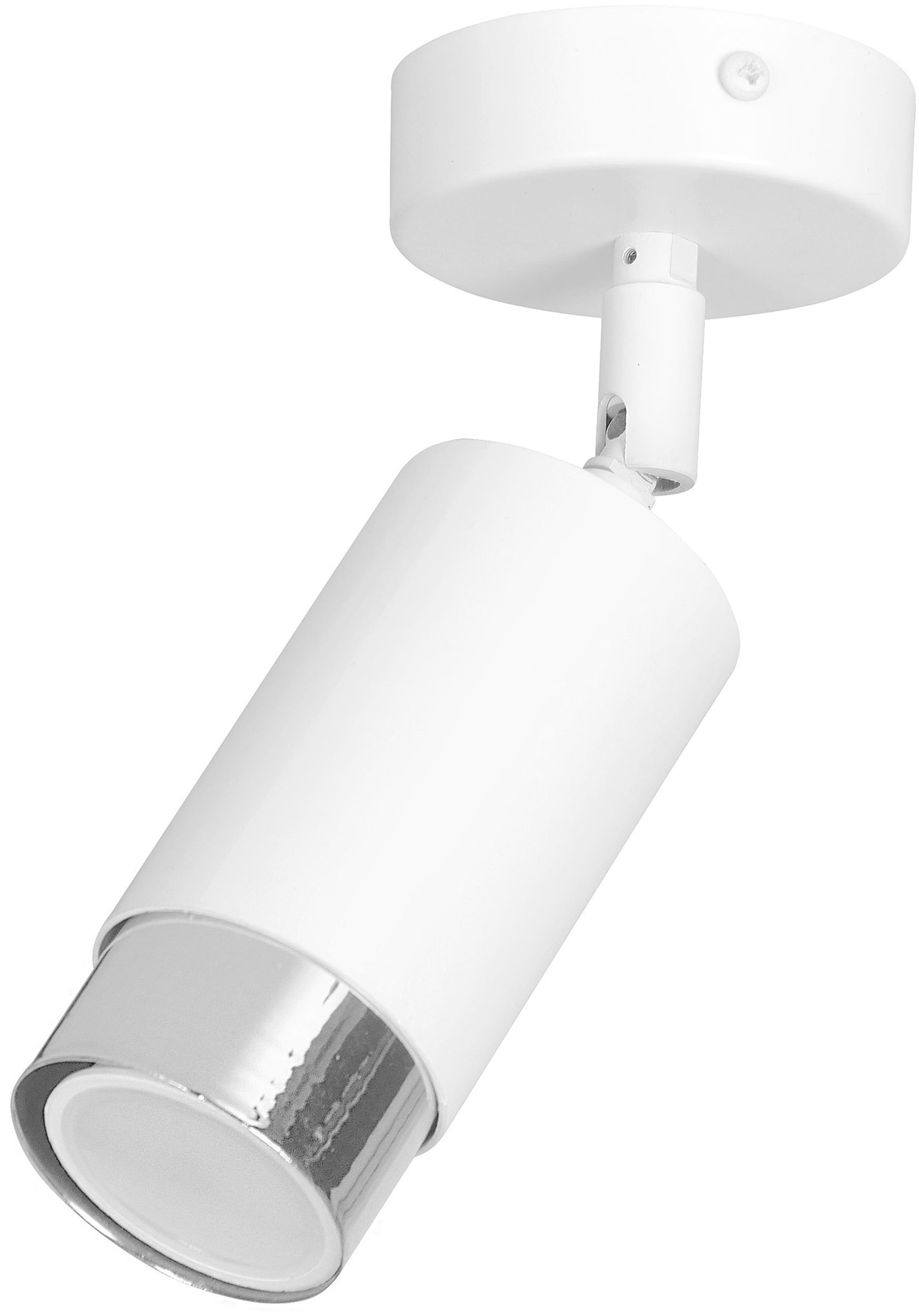 Emibig Hiro plafonnier 1x8 W blanc-chrome 962/1