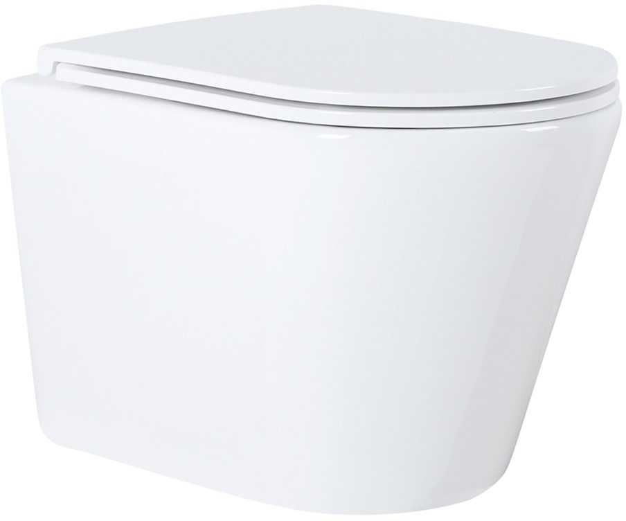 Hagser Otis ensemble cuvette + abattant suspendue oui blanc HGR90000042