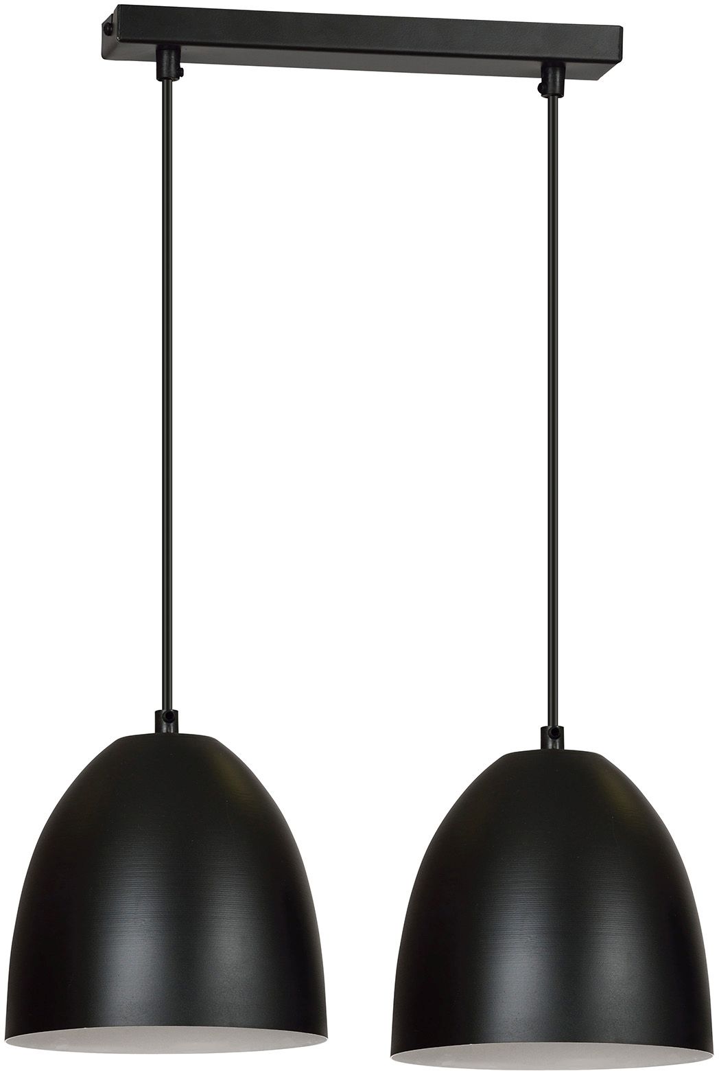 Emibig Lenox lampe suspendue 2x15 W blanc-noir 391/2