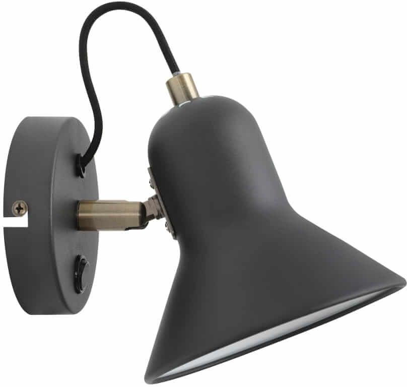 Light Prestige Astama applique murale 1x40 W noir LP-1122/1WBK