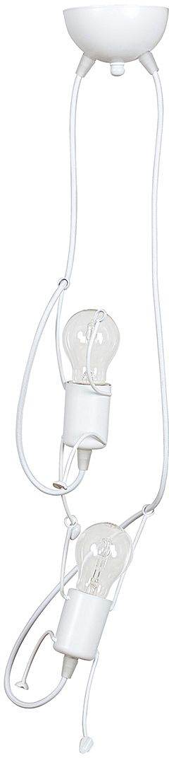 Emibig Bobi lampe suspendue 2x15 W blanc 538/2