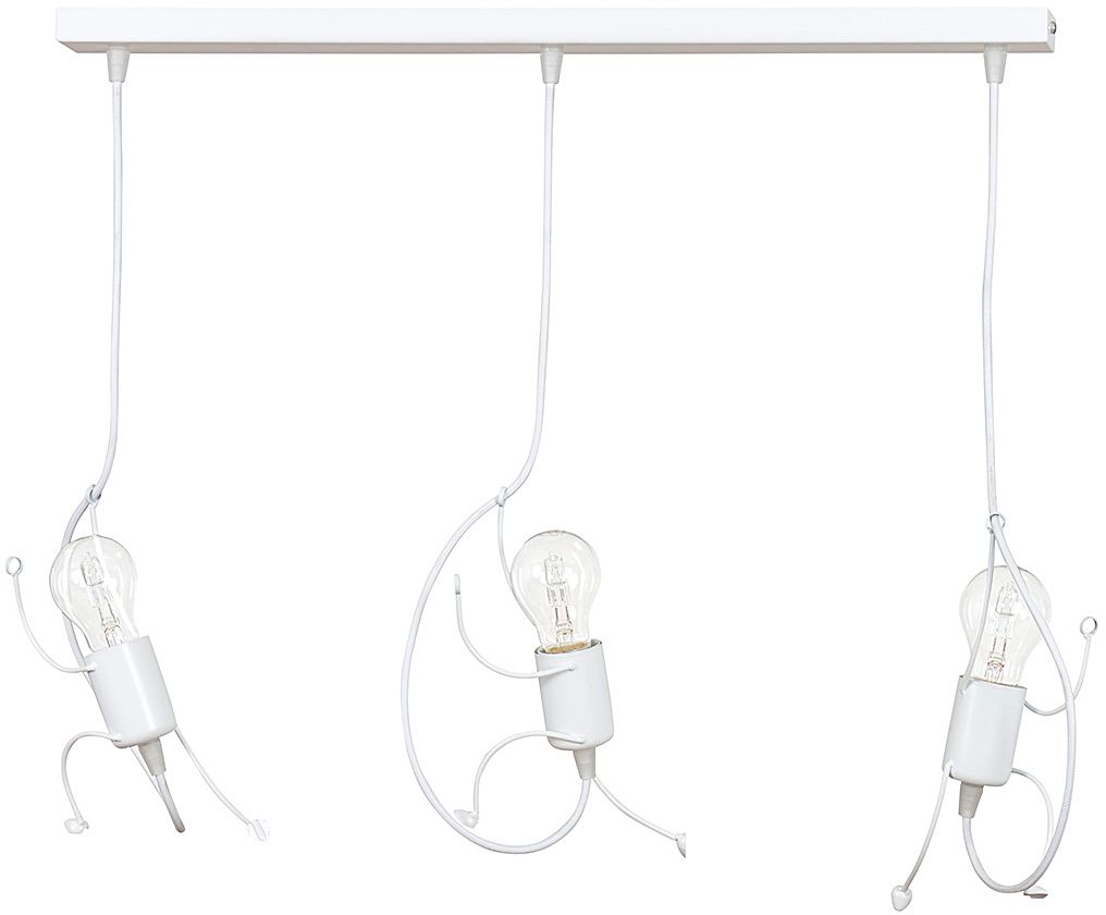 Emibig Bobi lampe suspendue 3x15 W blanc 538/3
