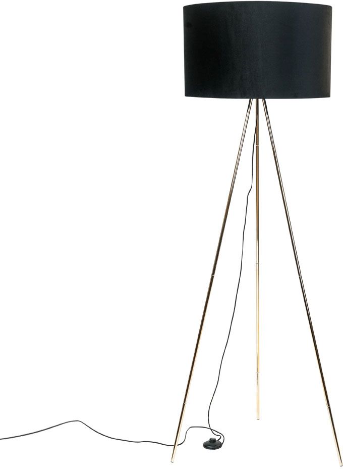 Zuma Line Inga lampadaire 1x40 W noir H06-GD-BK