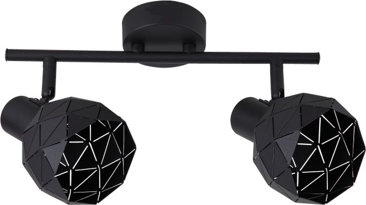 Light Prestige Reus plafonnier 2x40 W noir LP-8069/2WSBK