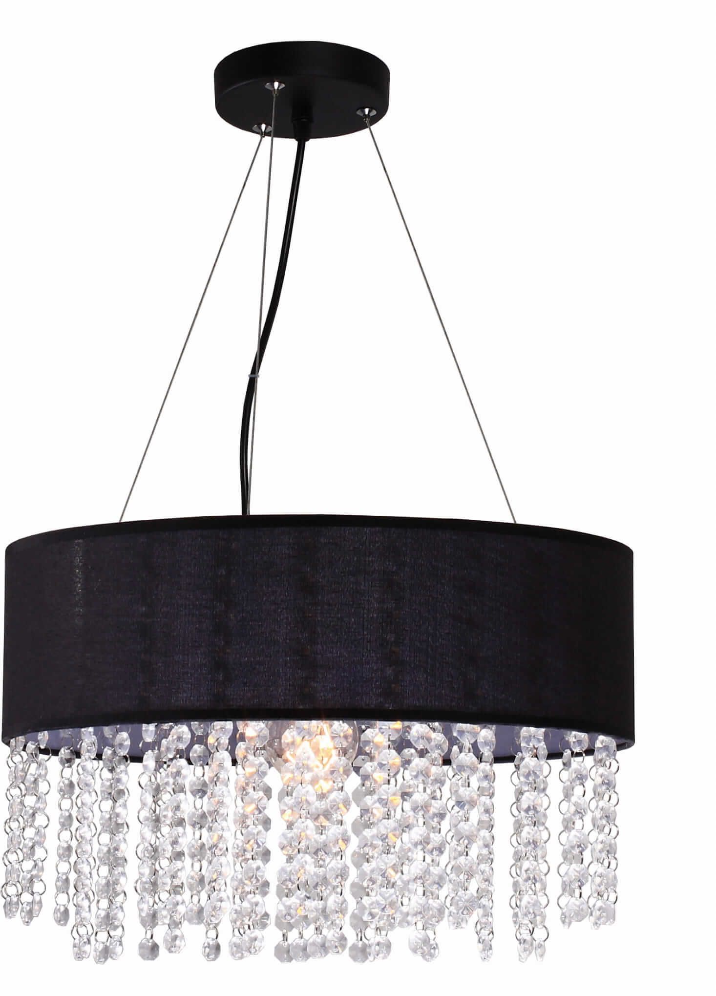 Light Prestige Madryt lampe suspendue 1x60 W noir LP-81458/1PBK