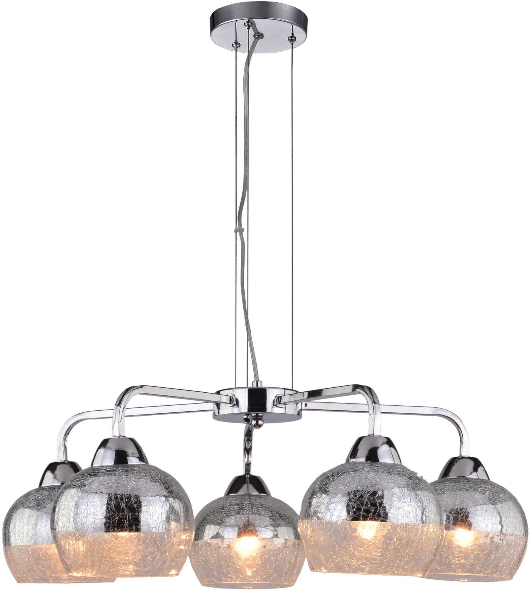 Candellux Cromina lampe suspendue 5x60 W chrome 35-56375