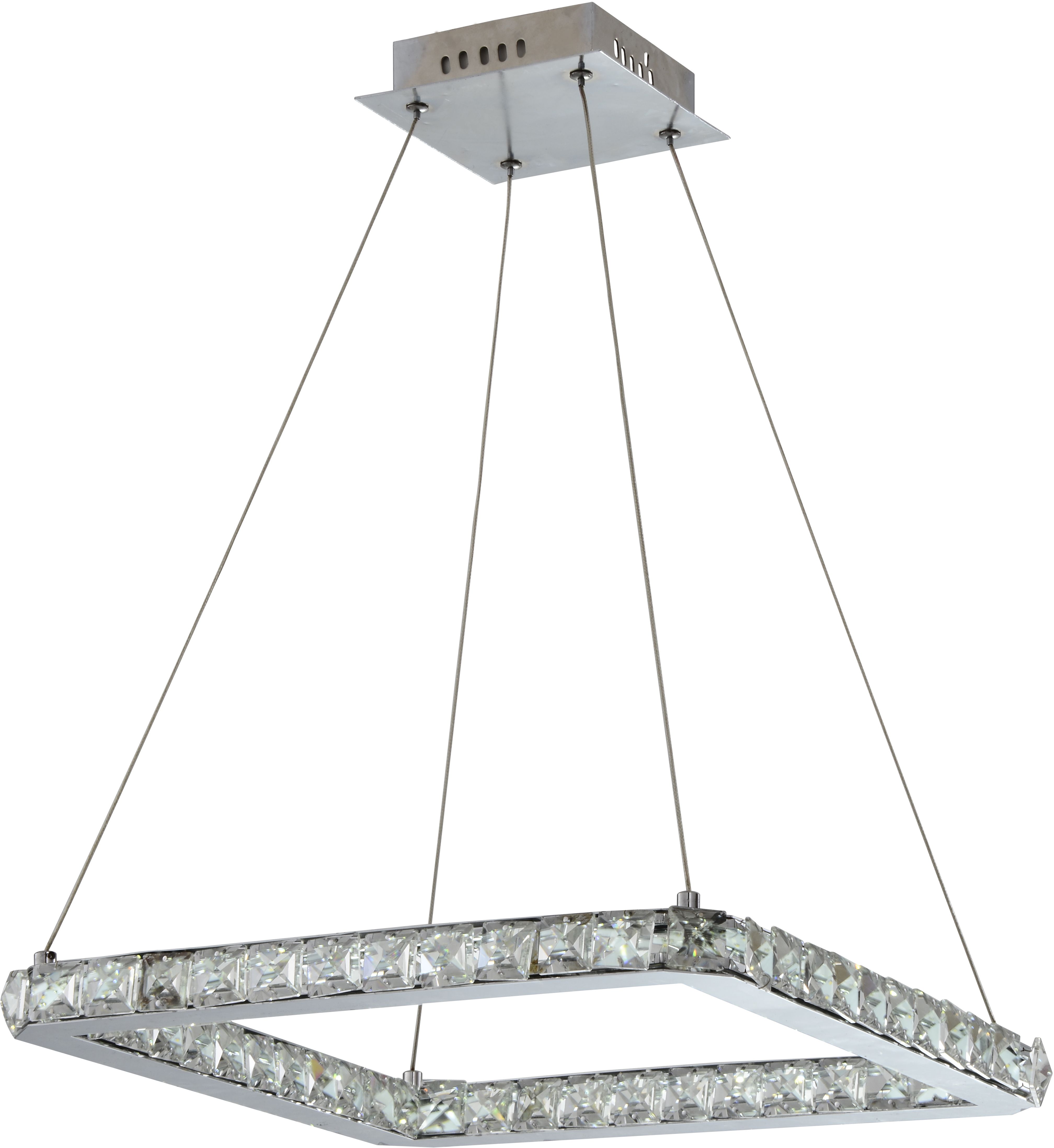 Candellux Lords lampe suspendue 1x24 W chrome 31-34854