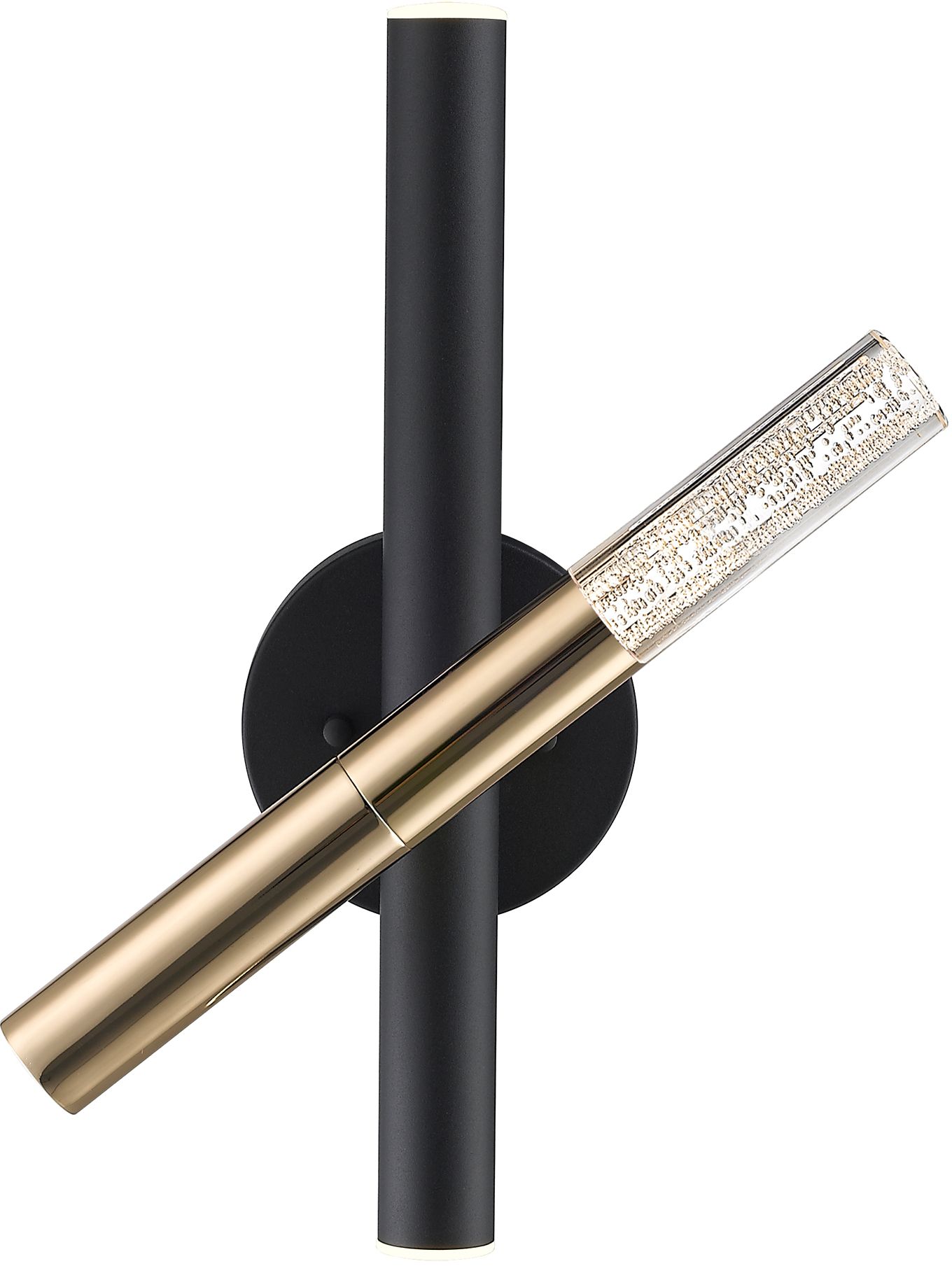 Zuma Line One applique murale 3x5 W noir-transparent-doré W0461-03L-P7SD