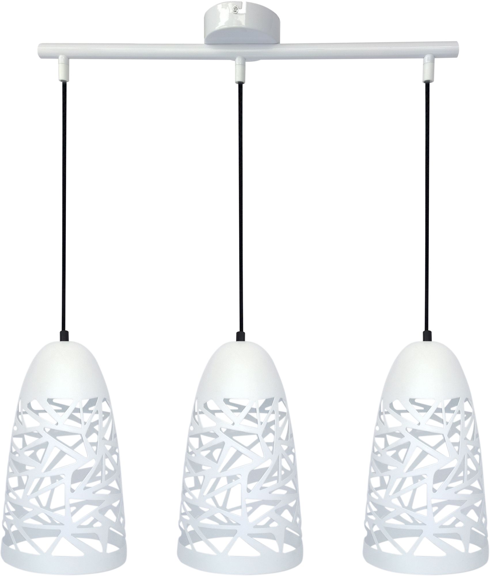 Candellux Sabrin lampe suspendue 3x60 W blanc 33-54876