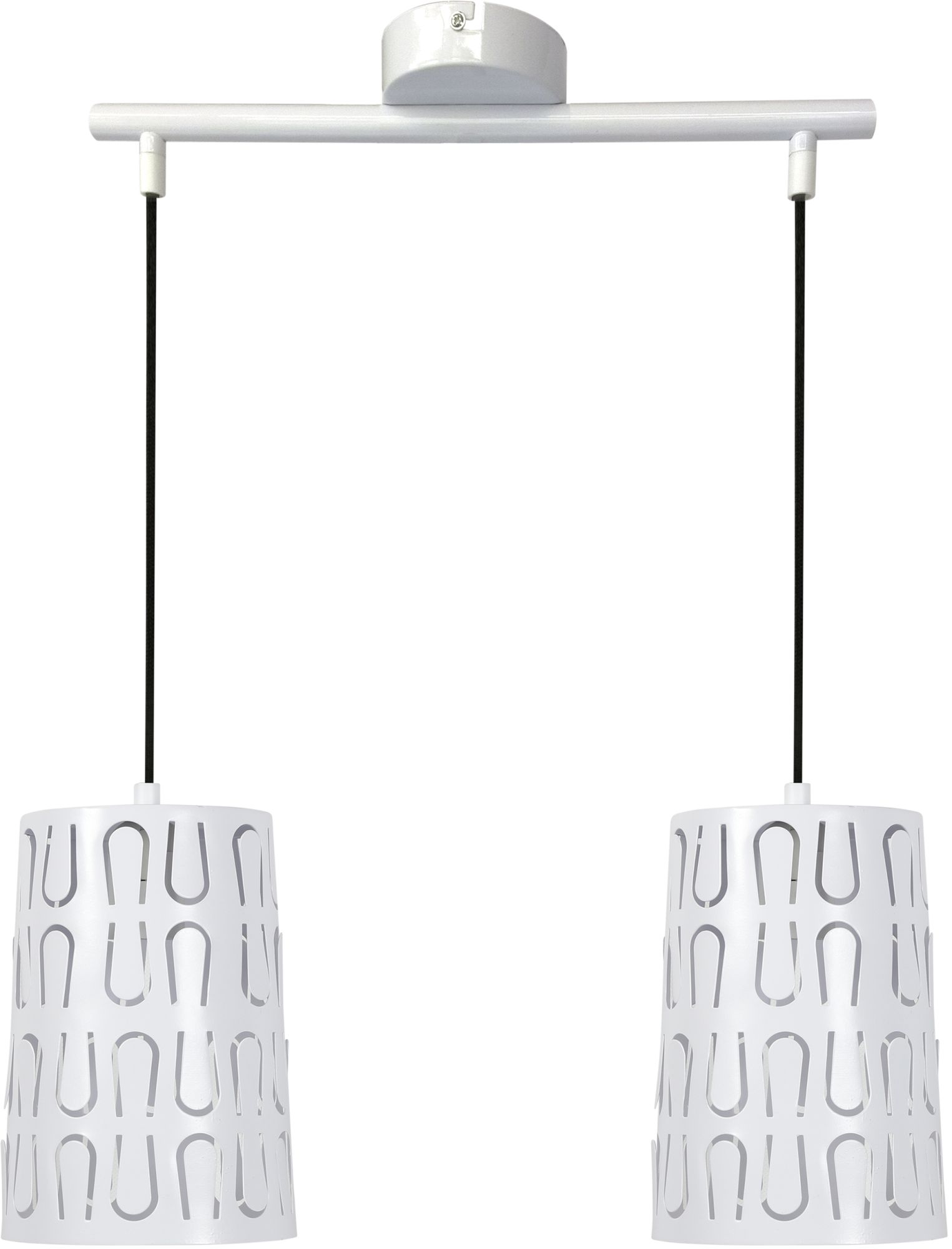 Candellux Vista lampe suspendue 2x60 W blanc 32-64271