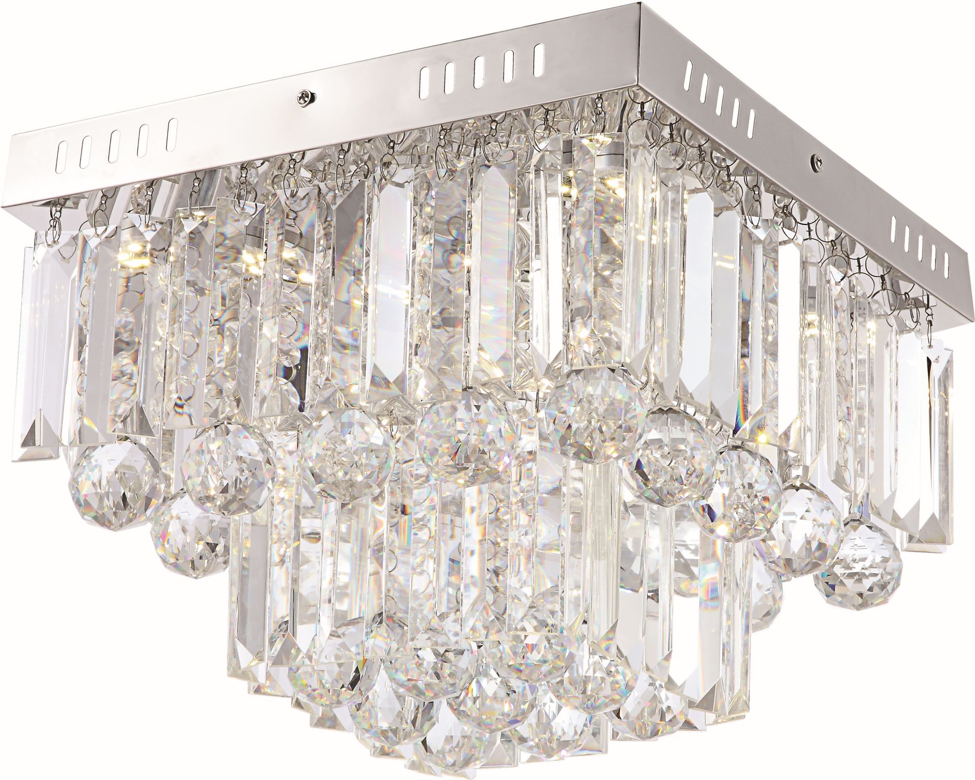 Candellux Carmina plafonnier 1x18 W chrome-cristal 98-44716