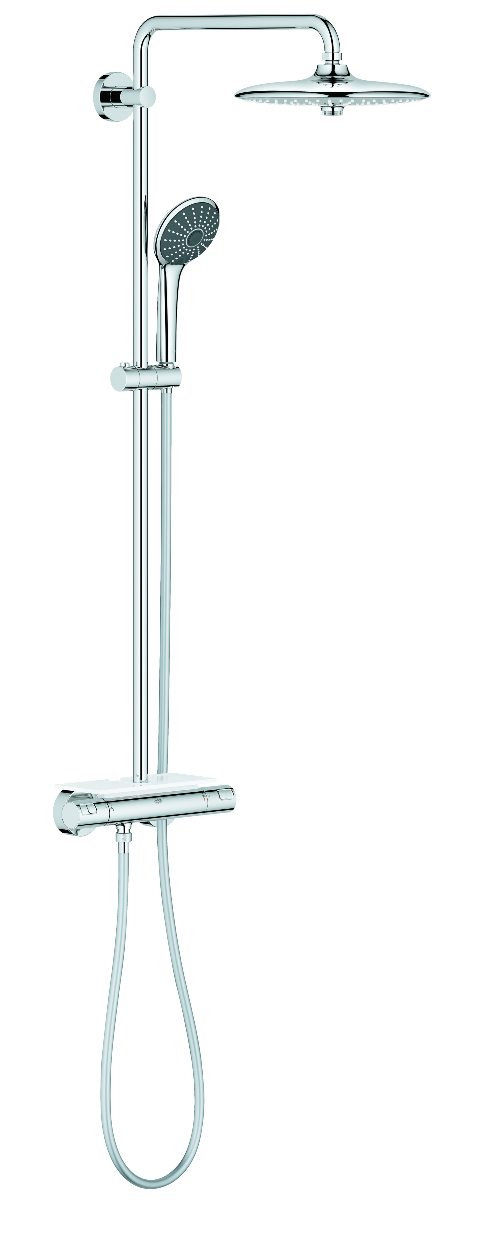 Grohe Vitalio Joy ensemble de douche mural avec thermostat oui chrome 26403001