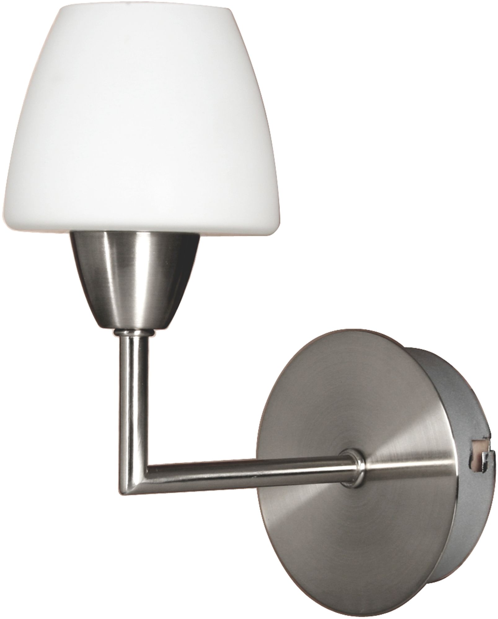 Candellux Togo applique murale 1x40 W blanc-nickel 21-10622