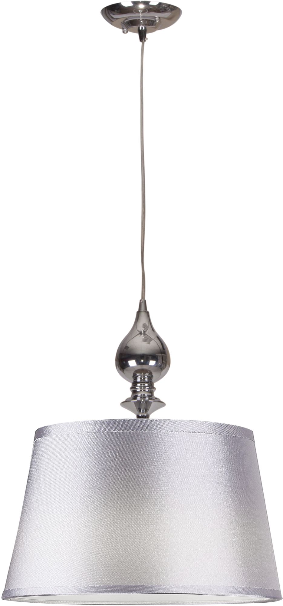 Candellux Prima lampe suspendue 1x60 W chrome-gris/cendre 31-03690