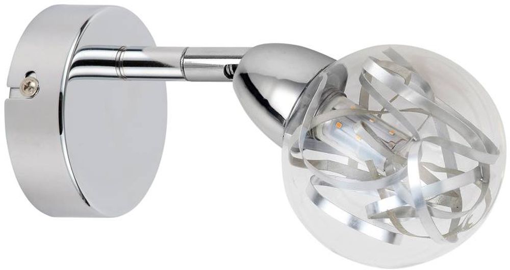 Candellux Bolo applique murale 1x6 W chrome 91-67517