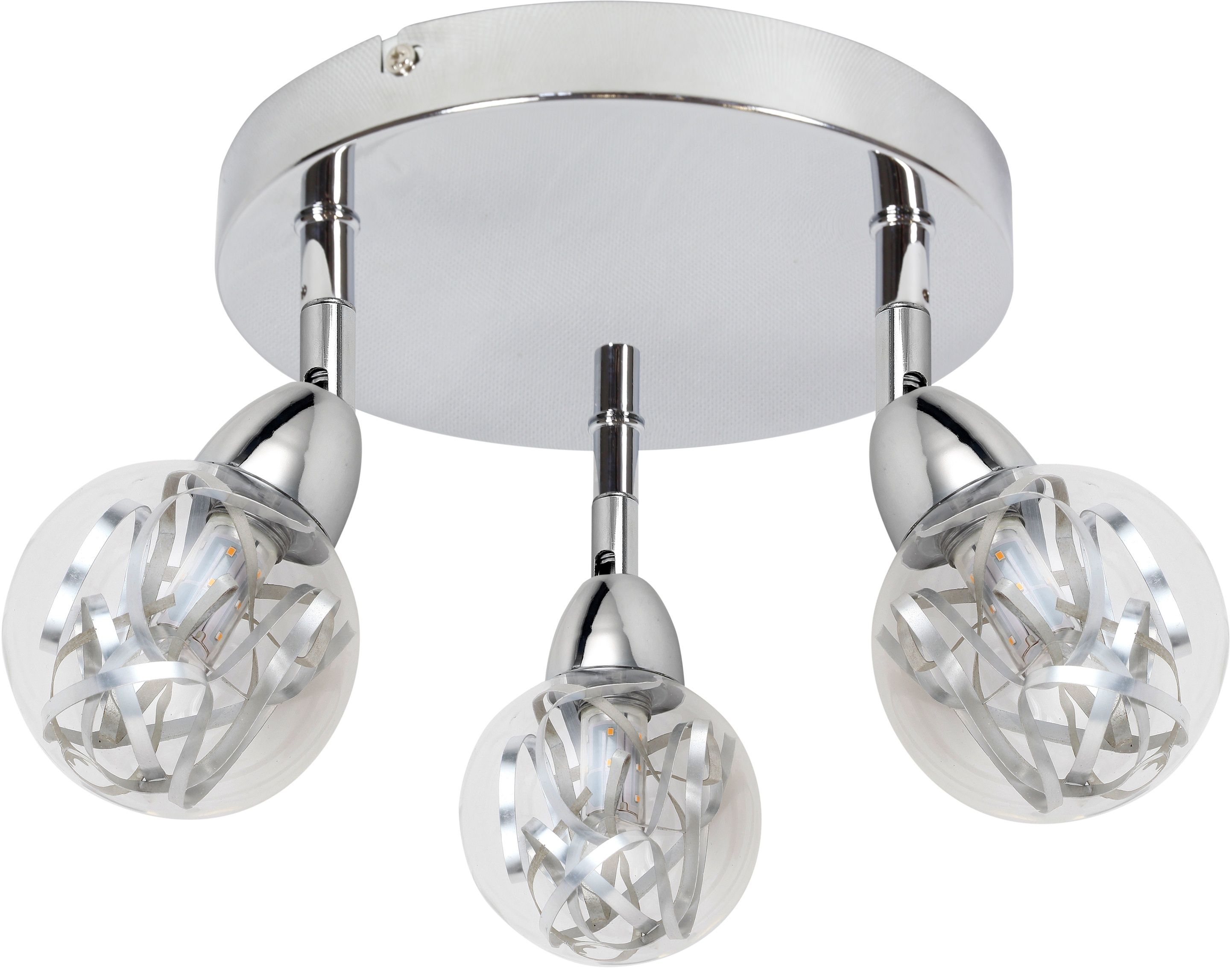 Candellux Bolo plafonnier 3x6 W chrome 98-67708