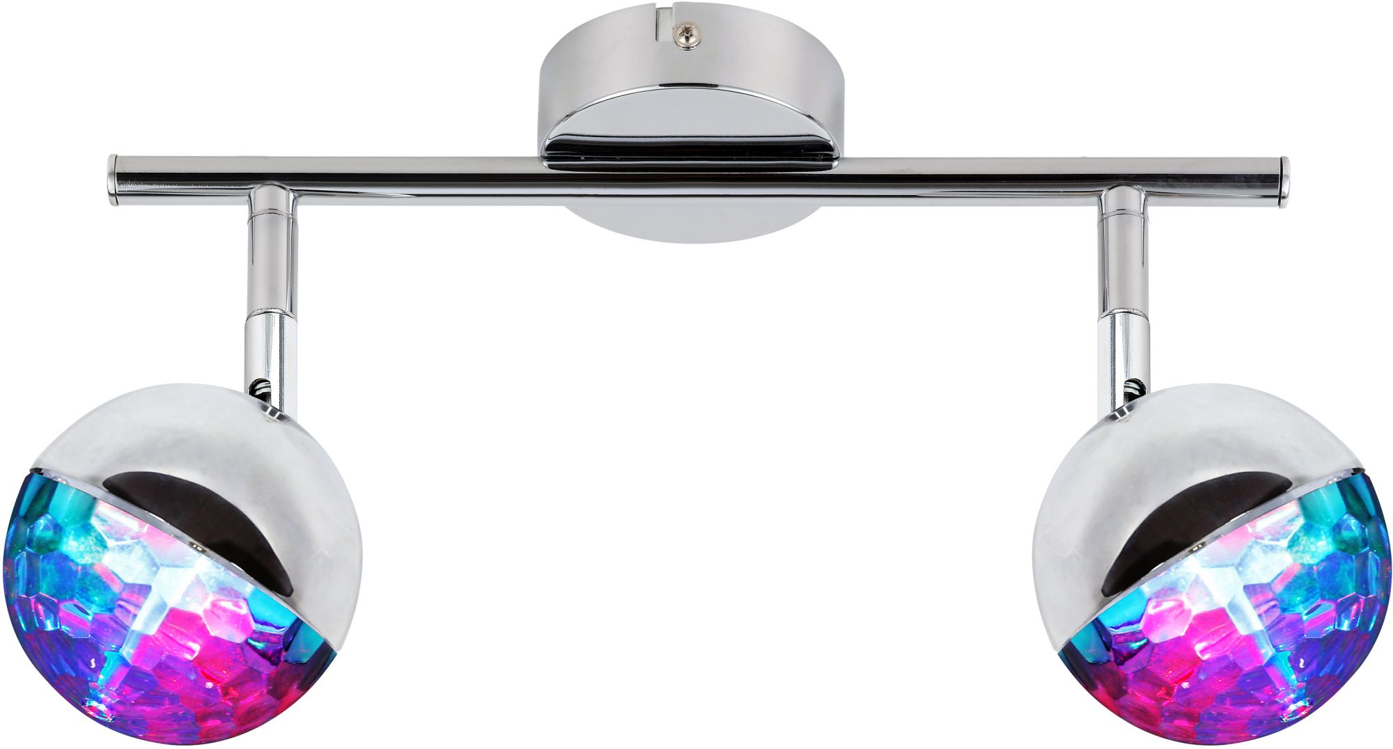 Candellux Party plafonnier 2x3 W chrome 92-67760