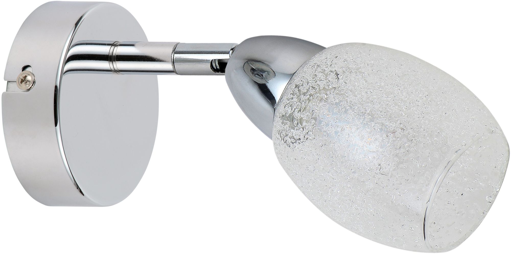 Candellux Rico applique murale 1x6 W chrome-transparent 91-67500