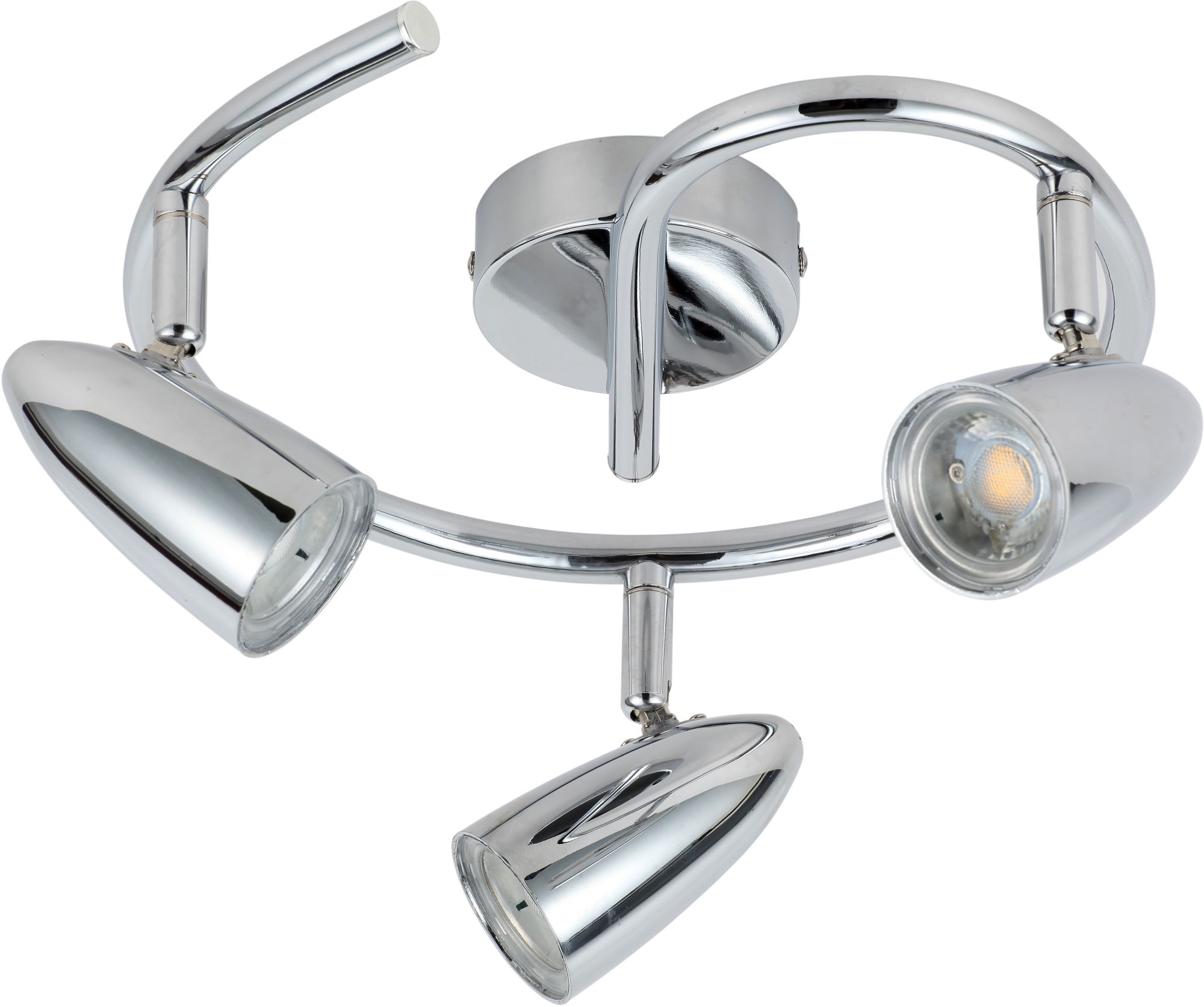Candellux Liberty plafonnier 3x4 W chrome 93-49612