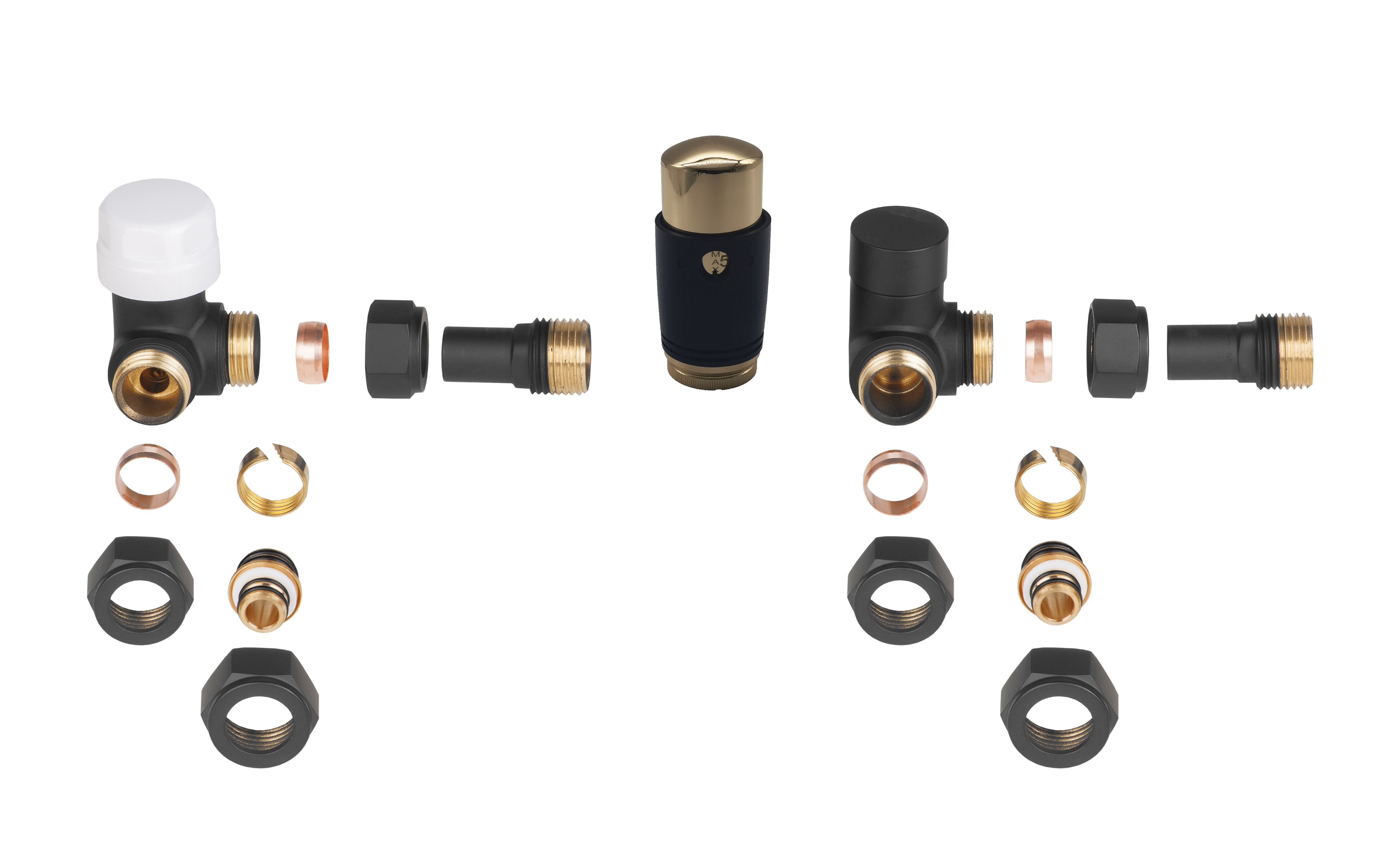 Invena PROV kit thermostatique noir CD-25-Z15