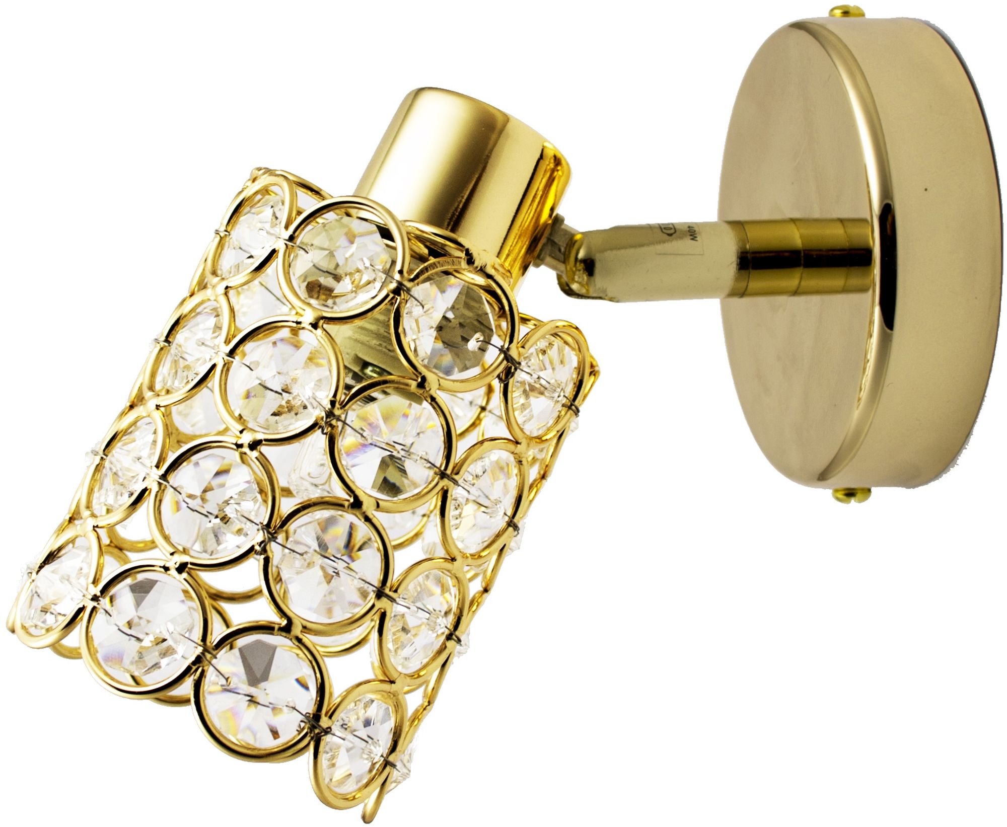 Candellux York applique murale 1x40 W laiton 91-70098
