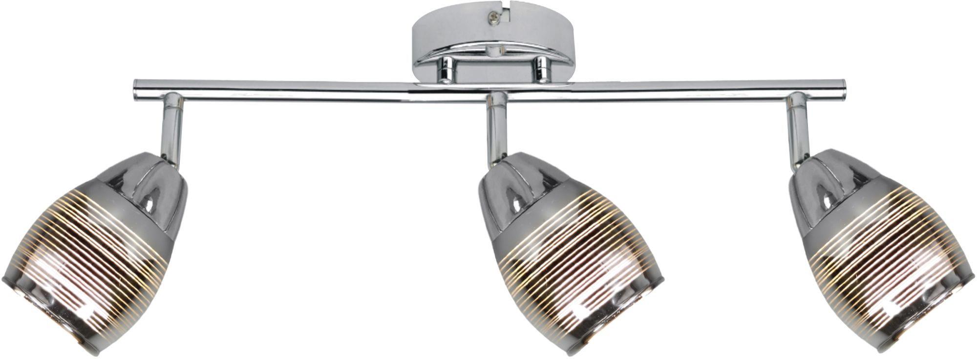 Candellux Milton plafonnier 3x10 W chrome 93-61294