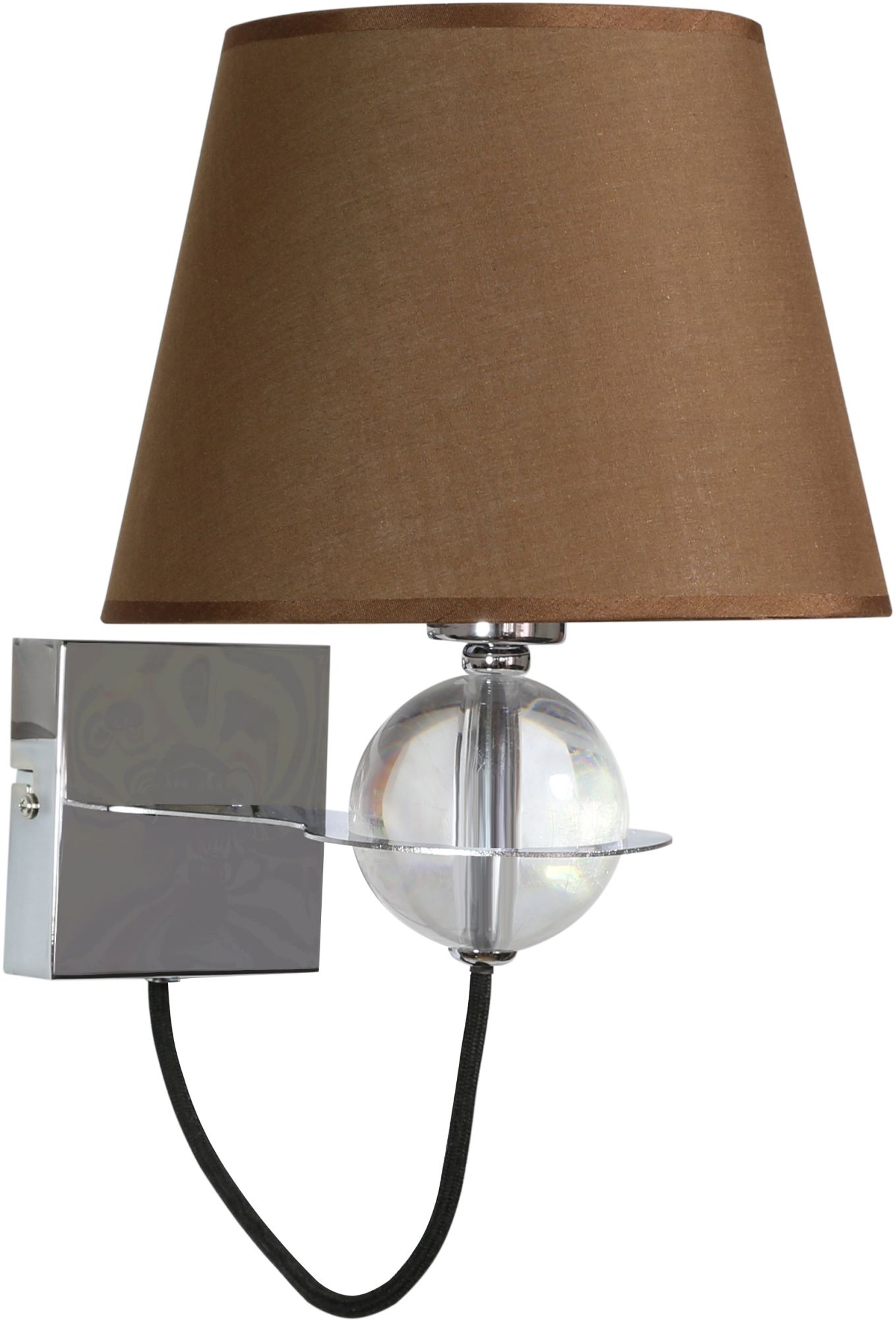 Candellux Tesoro applique murale 1x40 W chrome-marron 21-29539