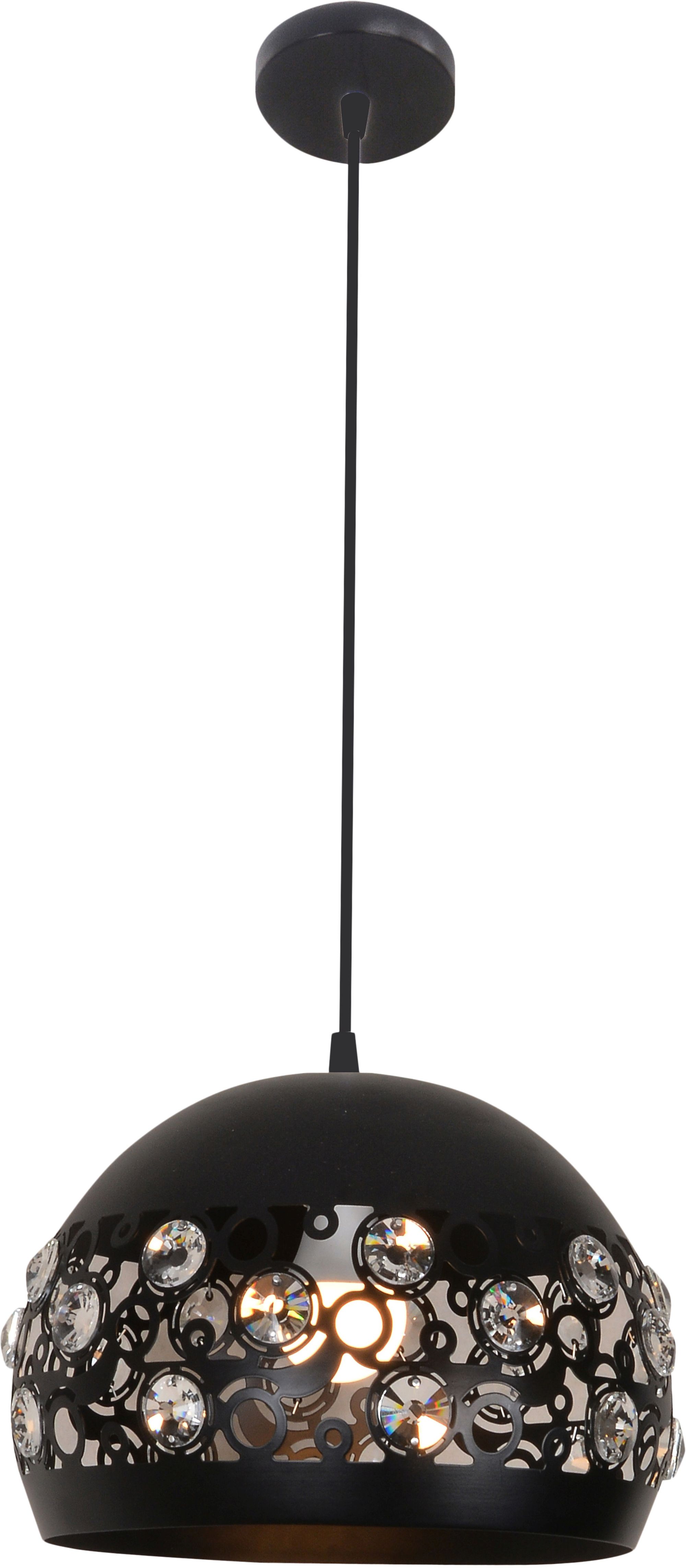 Candellux Jolina lampe suspendue 1x40 W noir 31-69696