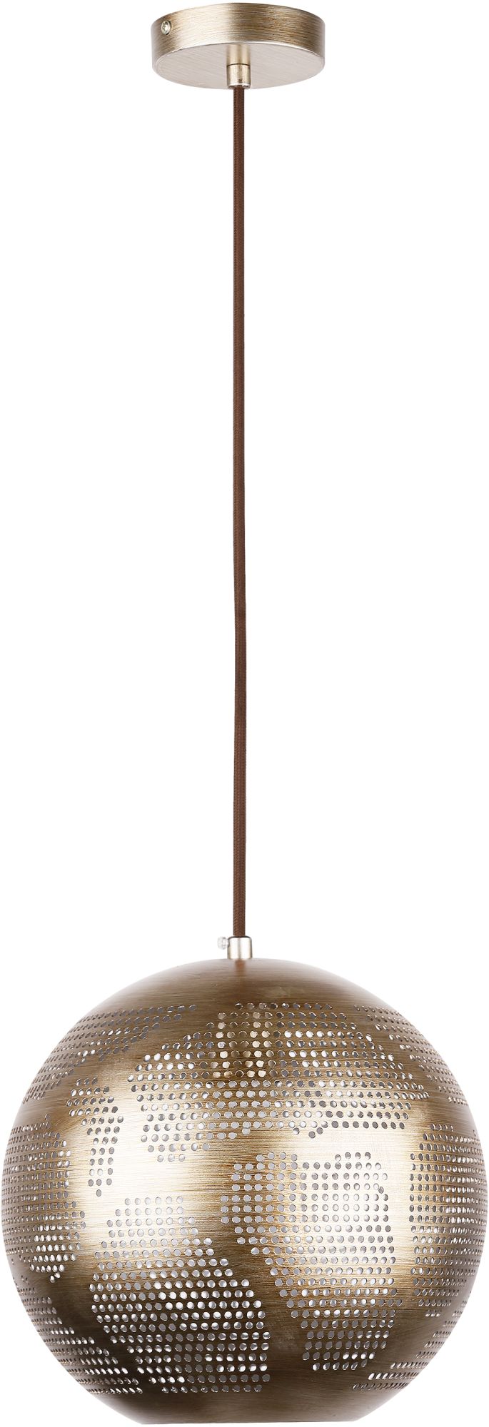 Candellux Sfinks lampe suspendue 1x60 W marron 31-43276
