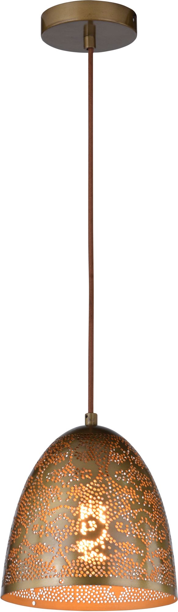 Candellux Sfinks lampe suspendue 1x60 W patine 31-43306