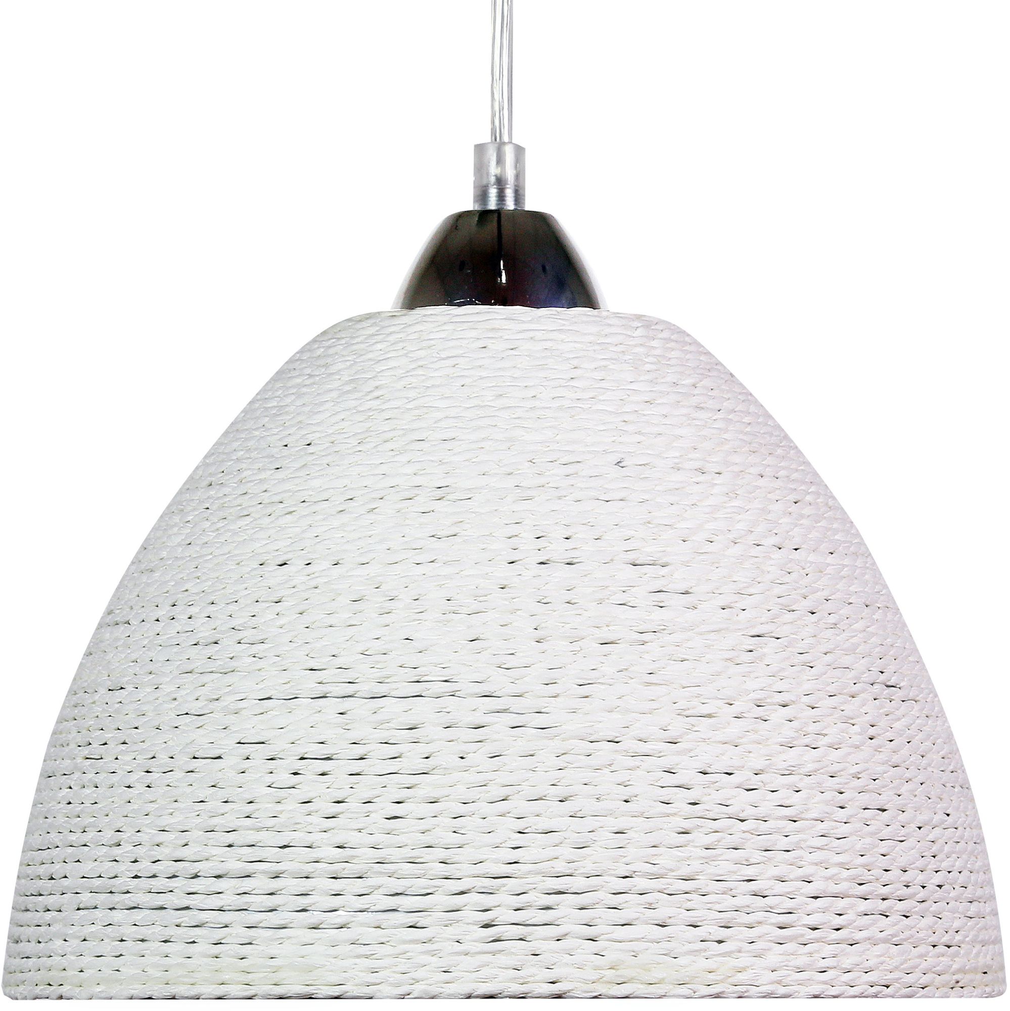 Candellux Braid lampe suspendue 1x60 W blanc 31-32751
