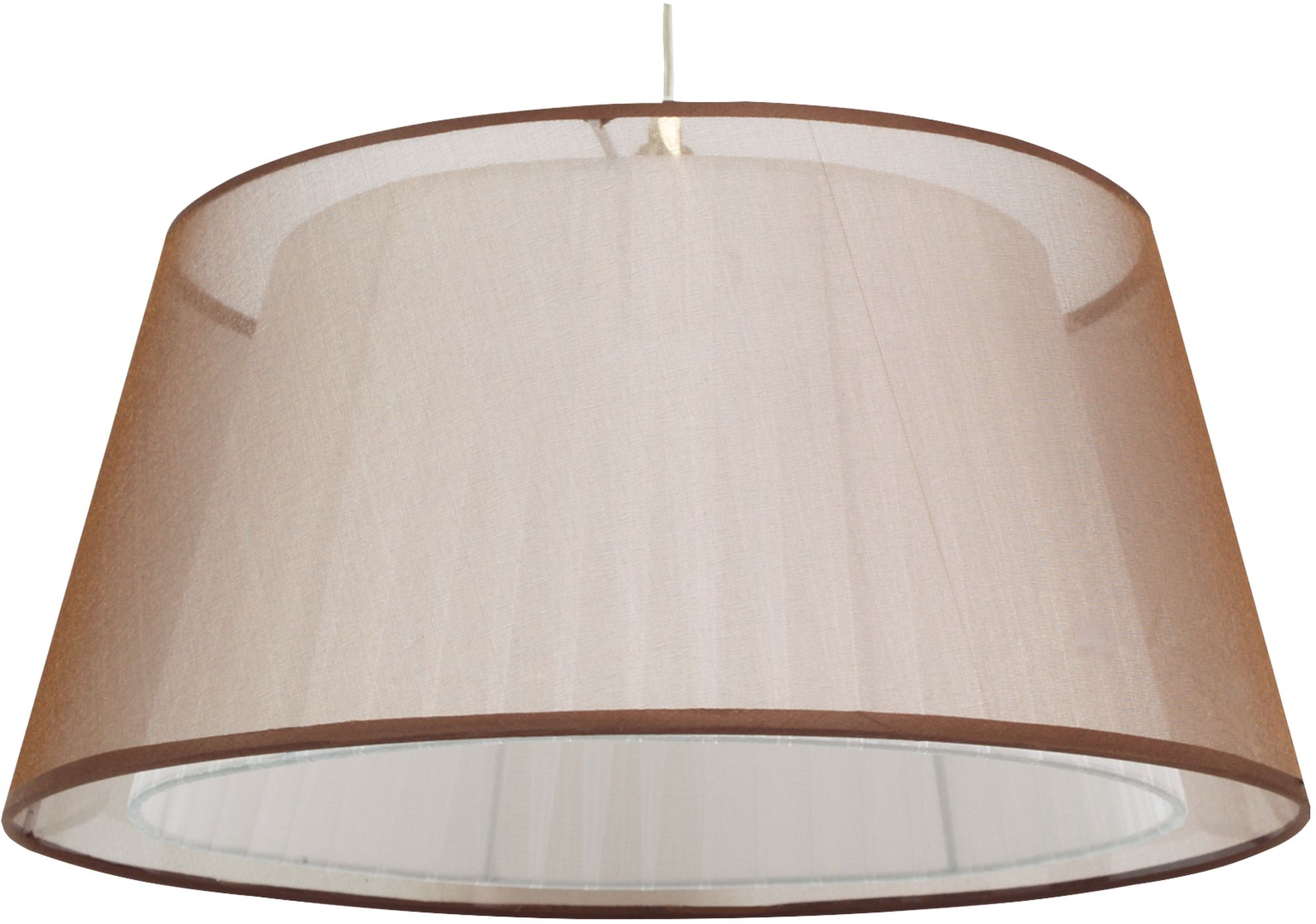 Candellux Charlie lampe suspendue 1x60 W marron 31-24794