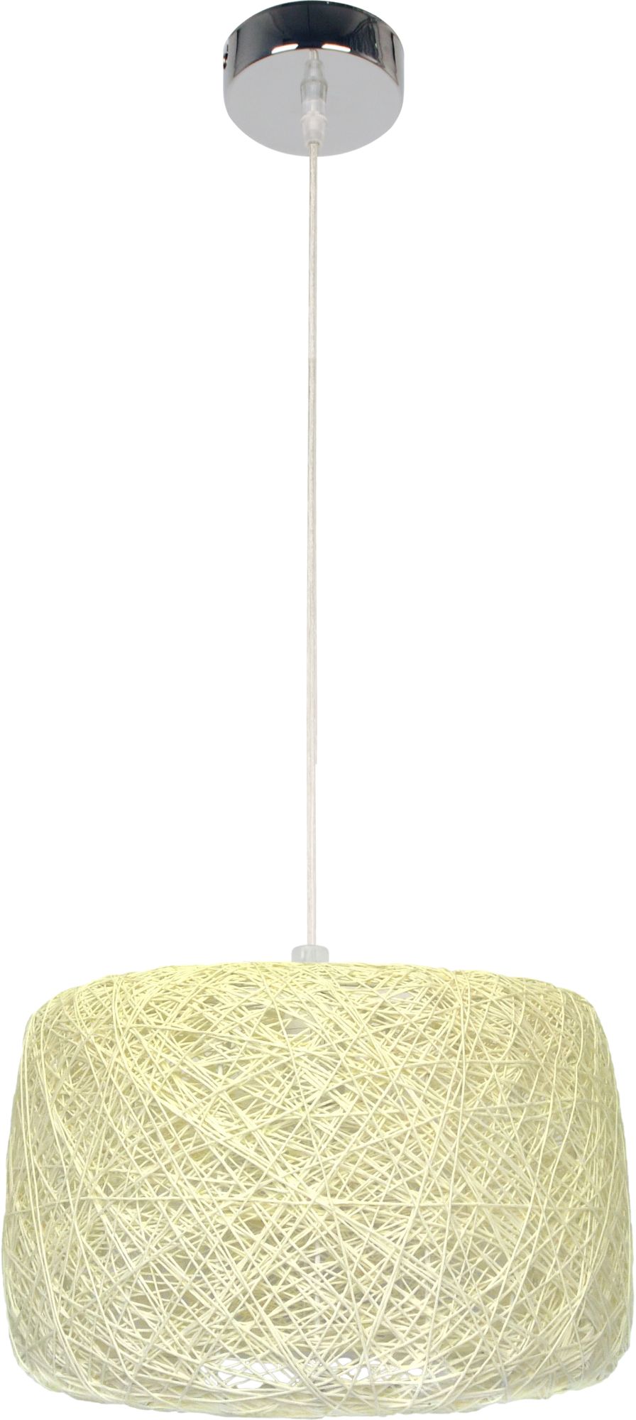 Candellux Panda lampe suspendue 1x60 W crème 31-51141