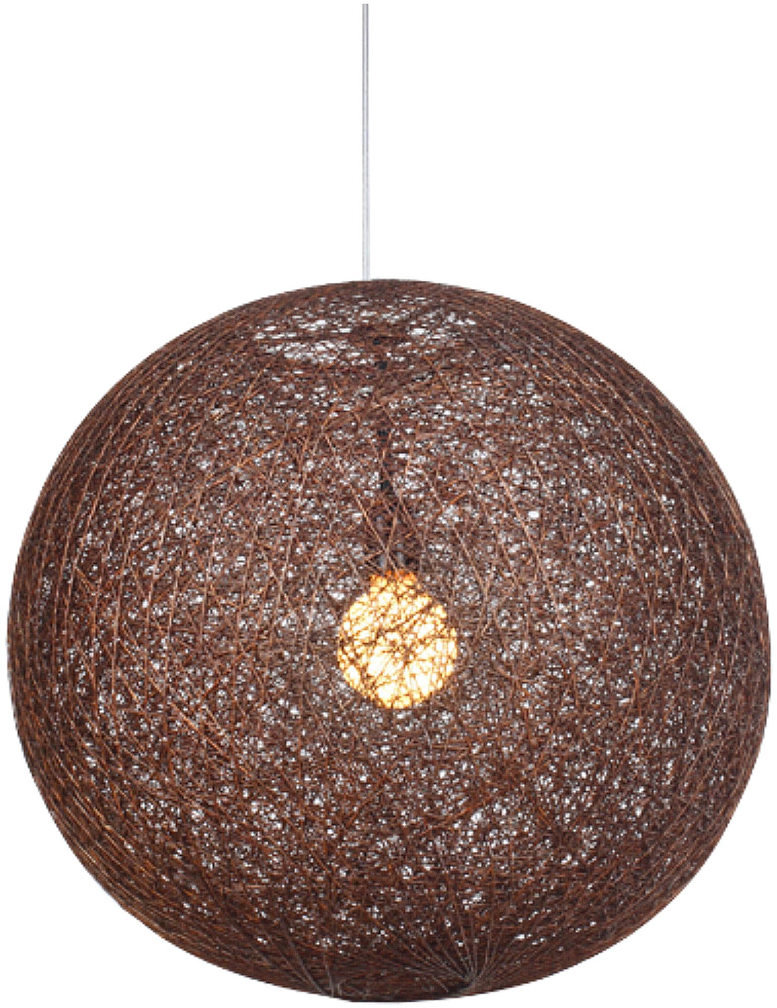 Candellux Caruba lampe suspendue 1x60 W marron 31-26906