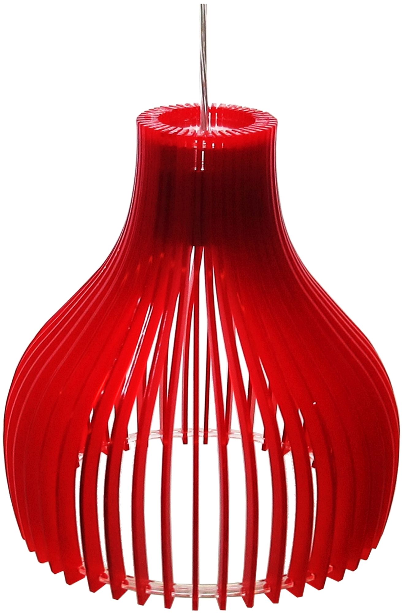 Candellux Buren lampe suspendue 1x60 W rouge 31-50253
