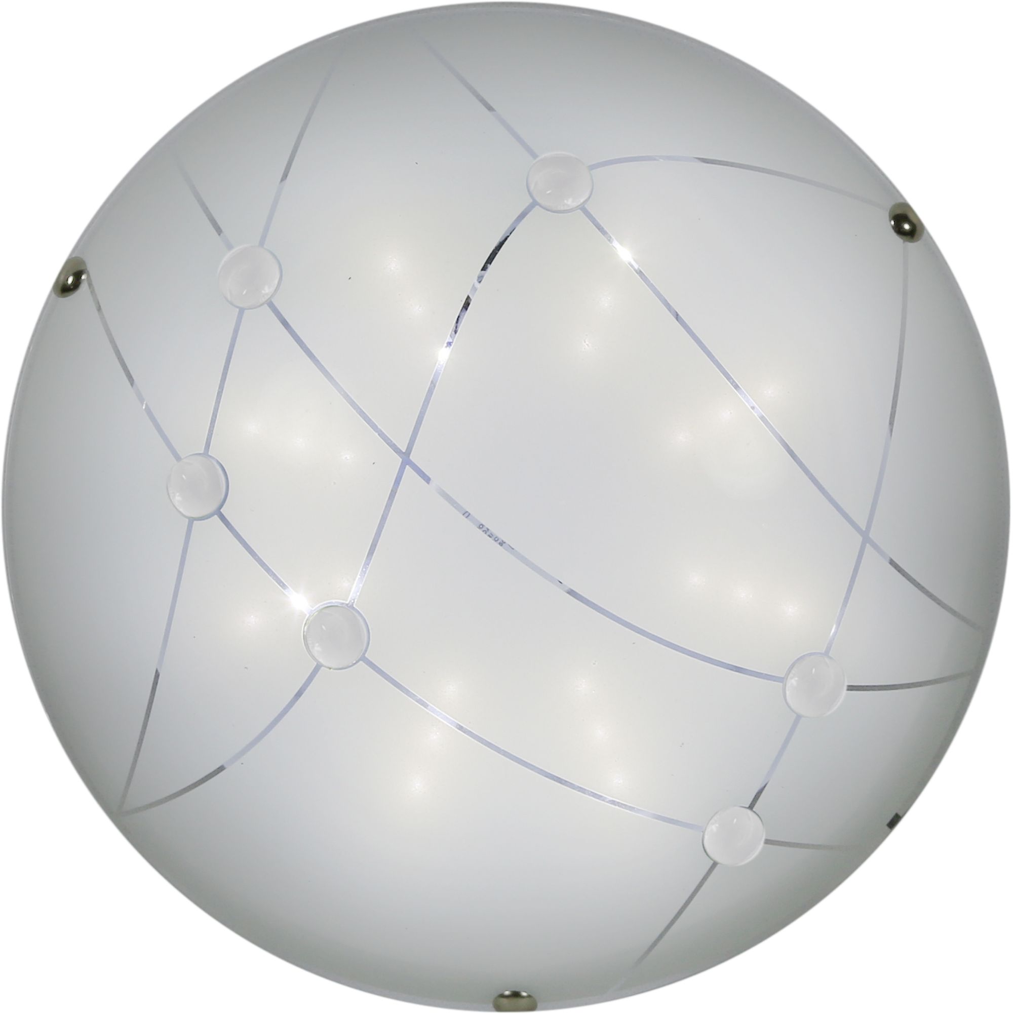 Candellux Duca plafonnier 1x10 W blanc-transparent 13-54180
