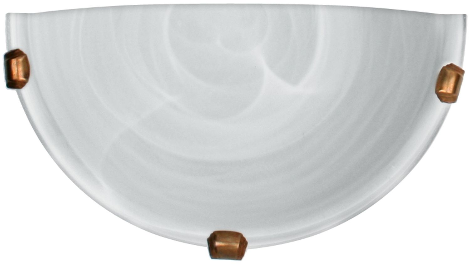 Candellux Duna plafonnier 1x60 W blanc-patine 11-38688