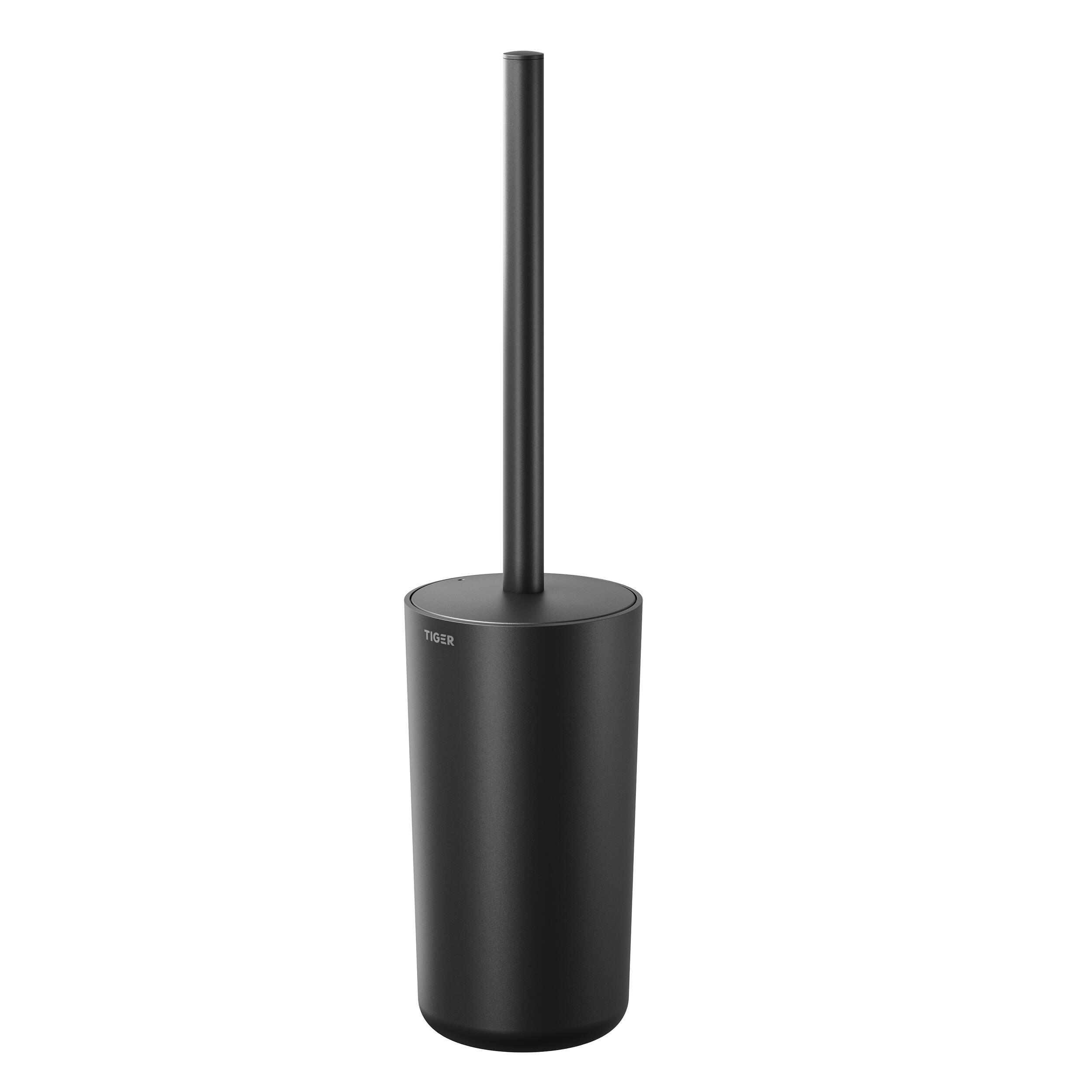 Tiger Carv brosse wc posé noir 800246