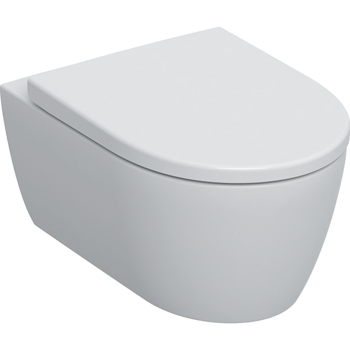 Geberit iCon ensemble cuvette + abattant suspendue oui blanc mat 501.663.JT.1