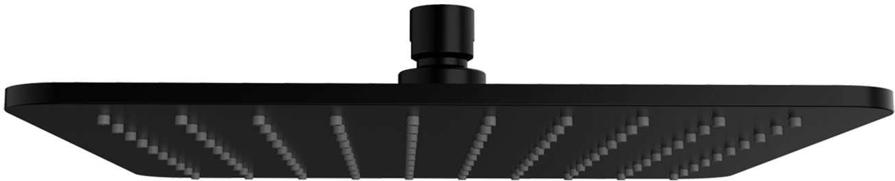 Omnires SlimLine douche à effet de pluie 25x25 cm carrée noir WG225/OBL