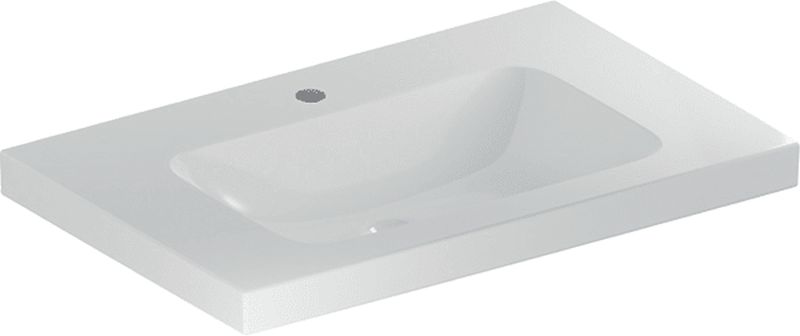 Geberit iCon lavabo 75x48 cm rectangulaire de meuble blanc brillant 501.839.00.5