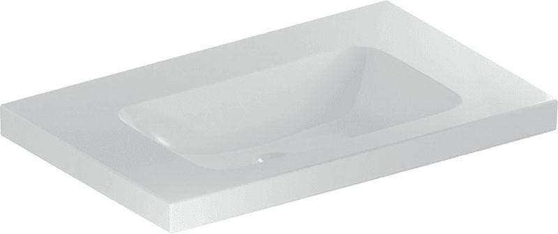 Geberit iCon lavabo 75x48 cm rectangulaire de meuble blanc brillant 501.839.00.7